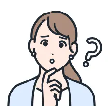 悩む女性のイラスト