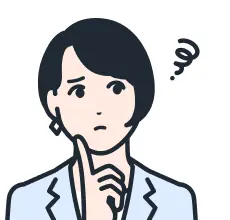 悩む女性のイラスト