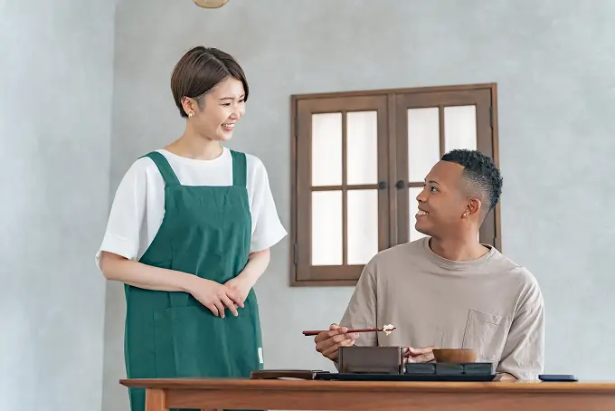 接客の様子