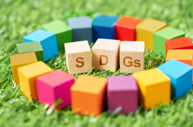 SDGsのロゴブロック