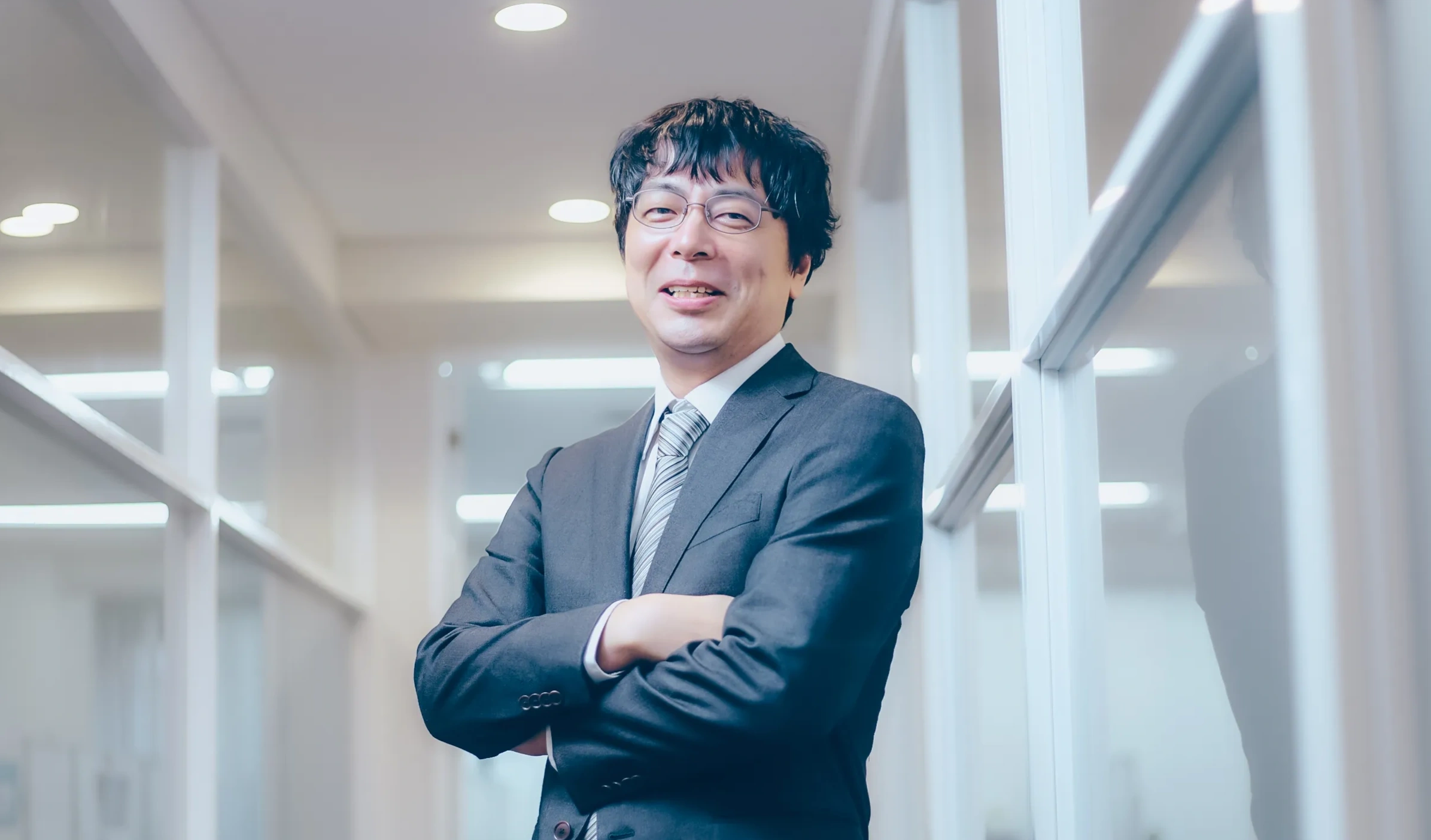 笑っている人事部長